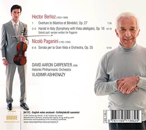 Ouverture 'Béatrice et Bénédicte' - Harold en Italie op.16 - Sonate pour alto et orchestre op.35 – vue 2