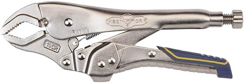 IRWIN VISE-GRIP - Alicates de bloqueo, mandíbula curvada de liberación rápida de 10 pulgadas (IRHT82573)