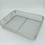 Stainless steel sterilization tray case box 40cm surgical instrument tool