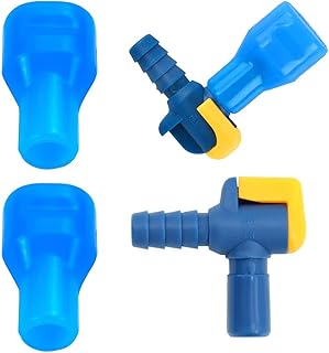 3 Piece Set Bite Valve Replacement Mouthpiece Bite Valve Tube Nozzle Replacement Replacement Bite Valve for Outdoor Backpack Hydration Bladder Reservoir