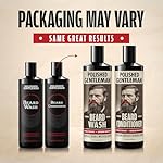Polished Gentleman Beard Wash and Conditioner Set - Softens and Strengthens - Beard Shampoo with Growth Oil - Moisturizer & Beard Thickener - Tea Tree Unscented - Paraben-Free & Sulfate-Free (16oz) - Image 2