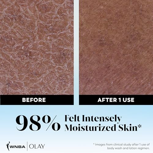 Olay Body Wash for Women, WNBA, Intensely Hydrating, Hyaluronic Acid Serum, Hydration On/Off Court, Improves Moisture Barrier, Vitamin B3 Complex, All Skin Types, Victory Vibes Vanilla Scent, 20 fl oz - image 7