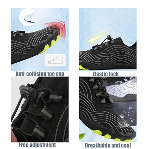 Grounding Shoes with Copper Hike Barefoot Shoes for Women Men Outdoor Soft Comfortable Wide Toe Box Minimalist Zero Drop Non-Slip Ultra-Light Trail Running Beach Water Shoe4