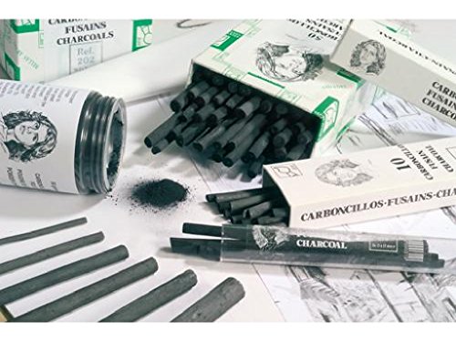 Leam 102 - Carboncillo Leam 8-9mm, Estuche x 10