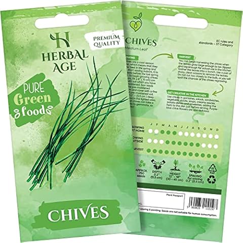 HERBAL AGE Chives Seeds & Herb Garden Kit Cover