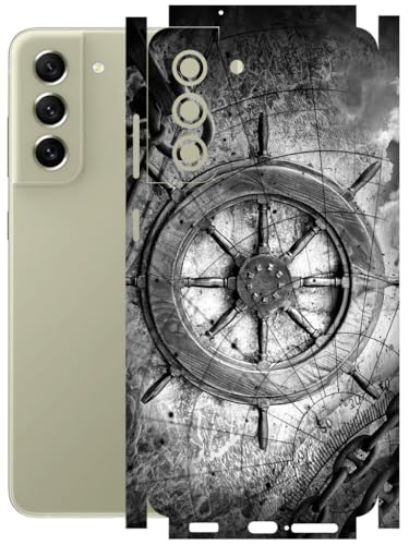 Image of AtOdds - Full Body Back Screen Guard Protector Film - Lamination Wrap Skin Sticker Compatible with Samsung Galaxy S21 FE (5G) | Scratchproof Matte Finish (Voyage)