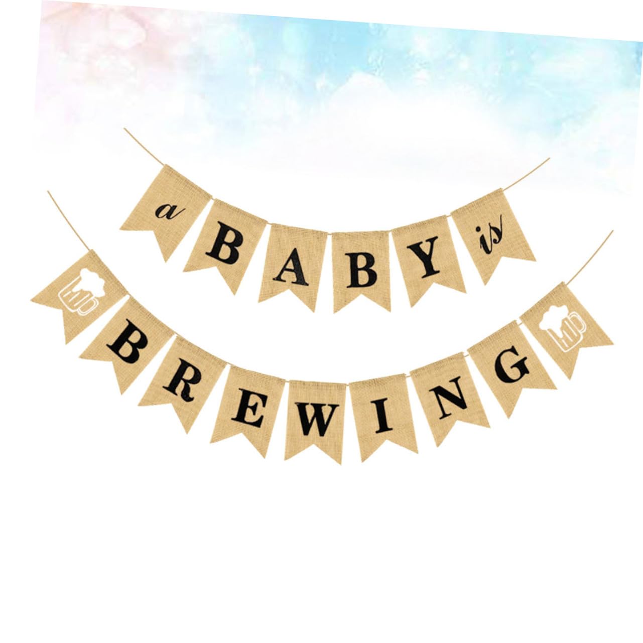 jojofuny 3 Pezzi Decorazione Per Feste A Tema Banner Di Lino A Coda Di Rondine Divertente Accessorio Fotografico Per La Famiglia
