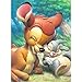 MXJSUA 5D Diamond Painting Kits de Taladro Redondo Adultos Rhinestone Pegado Artes Artesanía Inicio Decoración de la Pared 30x40 cm Fawn Bunny