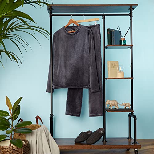 Mens Pajamas Set, Soft Fleece 2 Piece Lounge Set - Gifts for Men2