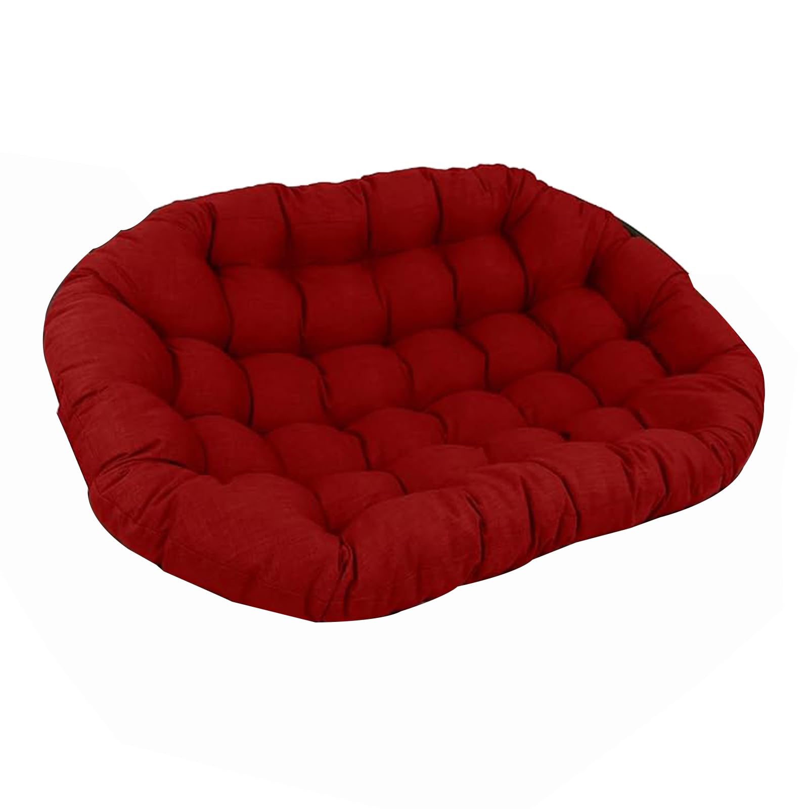 Coussin de chaise rond touffeté B avec sangles pour assise suspendue