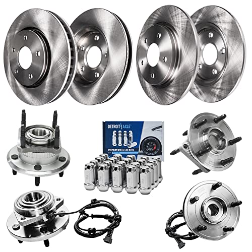 Image of Detroit Axle - Brake Kit for 05-10 Jeep Grand Cherokee Commander