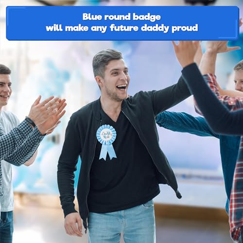 V Tower Blue Baby Shower Sash For Mommy To Be Sash Baby Boy Shower Decorations Daddy To Be Badge Baby Shower Decorations Boy thumb #5