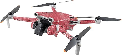 MightySkins - Skin brillante con purpurina compatible con DJI Mini 3, bandana | Acabado de purpurina protectora, duradero de alto brillo | Fácil de