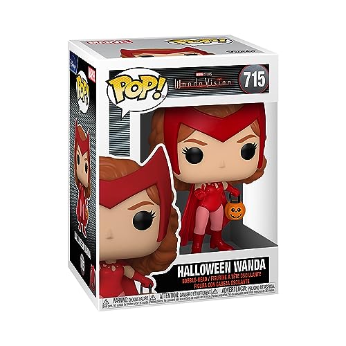 Funko Pop! Marvel: WandaVision - Scarlet Witch - Halloween Wanda Maximoff - Figura de Vinilo Coleccionable - Idea de Regalo- Mercancia Oficial - Juguetes para Niños y Adultos - TV Fans
