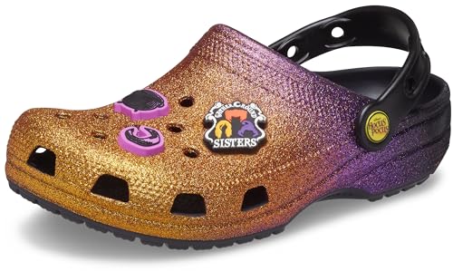 Crocs Unisex Classic Disney Hocus Pocus Clog Halloween Glitter 7 Women/5 Men