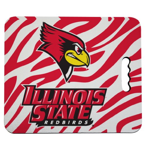 VictoryStore Outdoor Seat Cushions - Illinois State University Stadium Seat Cushion - Zebra Print Design
