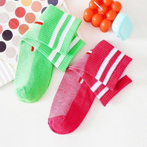20 Pairs Women‘s Colorful Cotton Athletic Crew Socks Casual Soft Lightweight Quarter Socks - Image 6