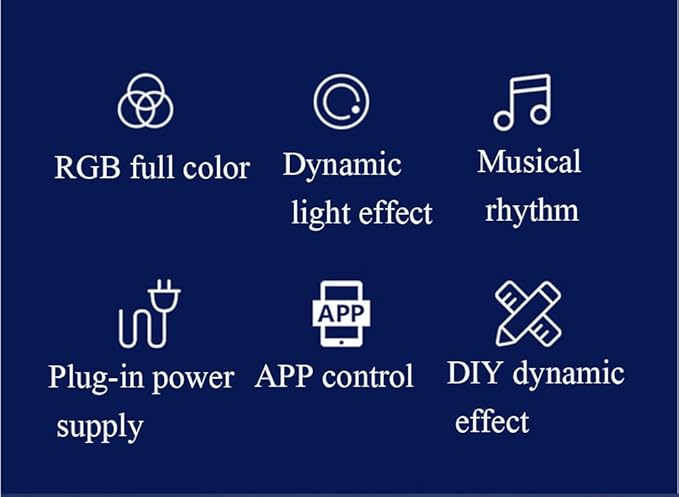 CASEGO DIY Cloud Atmosphere Lamp is veilig, duurzaam, energiebesparend en laag verbruik Home Plafond Decoratieve Thunder Cloud Lamp (20m) photo 3