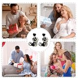 THQAE Czarne kolczyki na sztyfcie dla kobiet, srebro wysokiej próby 925, kot, kolczyki dla dziewcząt, czarny kot, biżuteria, prezent dla miłośników kotów