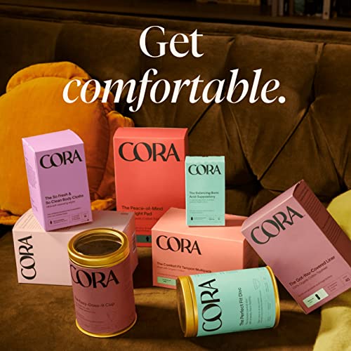 Cora Menstrual Period Cup | Comfortable, Easy to Use | Medical Grade Silicone | Flexible Fit | Leak Proof, Sustainable, Reusable Alternative to Tampons/Pads - Image 10