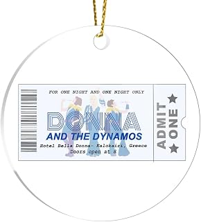 Ornaments Christmas Tree Donna Decorations and Acrylic The Decor Dynamos Xmas Mia of Mamma Ornament for Holidays Events Party Decorations Hanging Home