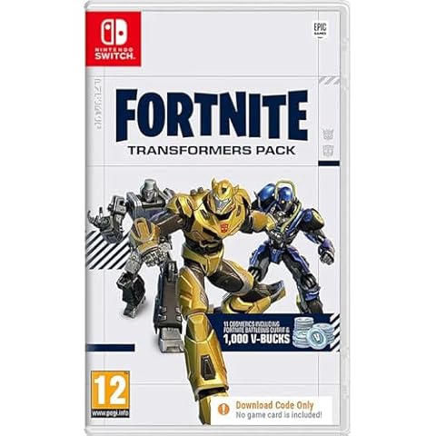 Fortnite Transformers Pack (Code in a Box) (Nintendo Switch) Cover