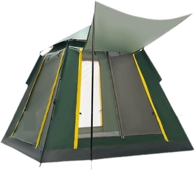 簡易テント テント屋外キャンプ防風テントキャンプ全自動二層テント屋外ポータブル日よけ 折りたたみテント