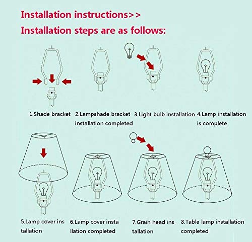 Lampe de lecture européenne avec base résine sculptée - 4