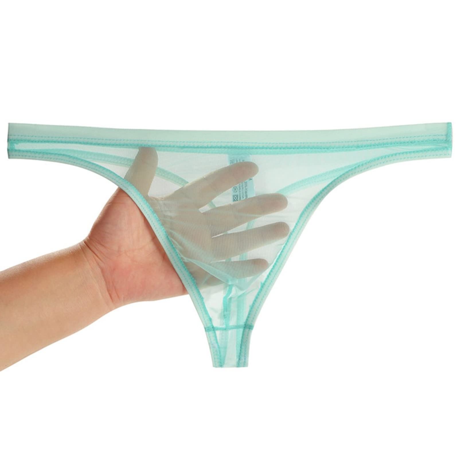 Faringoto Strings aus Eisseide für Herren, Unterwäsche, T-Rücken, Tanga, G-String