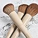 LORYP Makeup Brushes Set Labeled 18 Piece Face and Eye Brush Set Ultra soft hair Foundation, Concealer, Blush, Contour, Blending, Eyeshadow Khaki Brush kit
