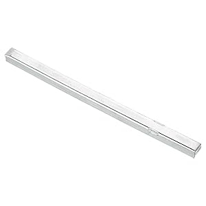 QUARKZMAN 1 Pieza de Barra de Husillo de Puerta, Husillo de Perilla de Puerta de 140 mm de Largo, Piezas de Repuesto de Cerradura de Puerta de Barra de Husillo de Hierro, Plateado