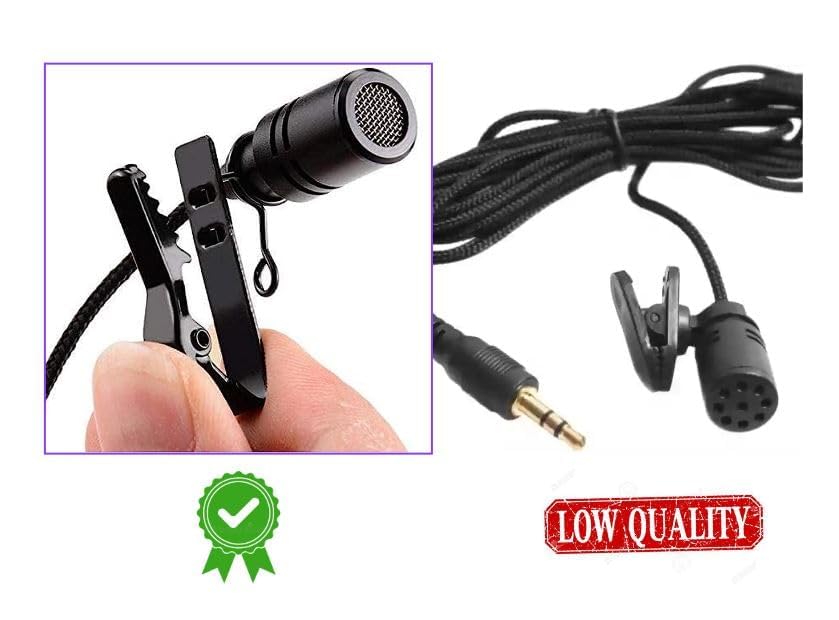 Image of BQYA Collar mic for YouTube Video | Interviews | Lectures | News | Travel Videos | Vlogging | Moto Vloging | Singing | Recording Audio| Recording Songs