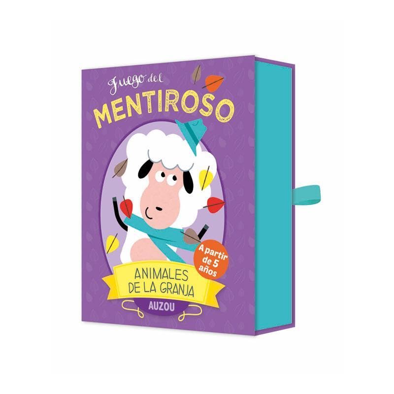 Auzou 85781 - Juego del Mentiroso: Animales de la Granja
