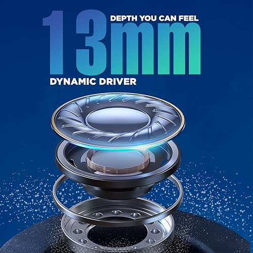 Image of Intex Buds AERO TWS Bluetooth Earbuds with AI ENC, Deep Bass, 13mm Driver, Type-C Fast Charging, 32H Playtime, Low Latency, Touch Control, Voice Assistant, Wireless Earphones (Dark Blue)