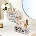 HBlife Acrylic Clear Dustproof Makeup Storage Organizer Drawers Large Skin Care Cosmetic Display Cases for Bathroom Stackable Storage Box with 11 Drawers for Vanity (Clear)