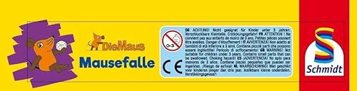 Schmidt Spiele 51405 Die Maus, Mausefalle, Bring mich mit Spiel in der Metalldose, grün