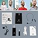 Wireless Microphone System,W WINBRIDGE Wireless Lavalier Microphones, UHF Wireless Headset Microphone,Transmitter & Receiver for Speaker Camera,PA System,Teaching,Public Speaking,Voice Aplifier,WB029