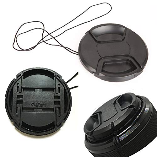 49mm Snap-On Front Lens Cap and Hood fit for Canon M50 M100 M6 with EF-M 15-45mm is STM，EF-S 35mm f/2.8 is STM Lens Replace Canon EW-53 Hood（1 Cap+1 Hood） - Thumbnail 3