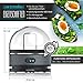 Arendo Sevencook Eierkocher 400 W – Edelstahl Design - 1-7 Eier - Egg Cooker - EIN/AUS-Schalter – 3 Härtegrade wählbar - Warmhaltefunktion - Signalton - BPA-frei | cool grey