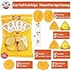 Hundespielzeug Kleine Hunde,Crinkly Squeaky Hundespielzeugs Interaktives Plüsch Hundespielzeug spielzeug Puzzle und Bereicherung Spielzeug für kleine, mittlere und große Hunde (Potato-chips-01)