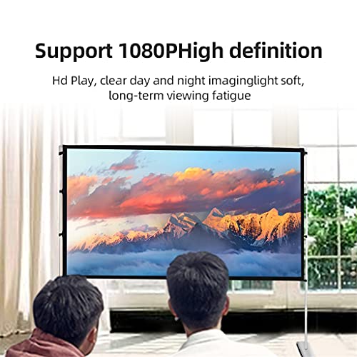 Pantalla plegable para proyector 16:9 de 100 pulgadas con protección contra luz y ganancia para uso exterior miniatura 3