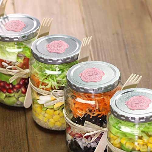 Wax Seal Stickers Heart Embossed Stickers For Wedding Marriage Engagement Envelope Invitation Card Baby Shower (60 Pieces) #TOP5