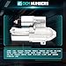 Farrme 6785 Starter Motor Fit for Chevrolet Impala 06-11, Equinox 06, Monte Carlo 06-07, for Buick Lucerne 09-11, for Pontiac Torrent 3.5L 3.9L Automotive Replacement Starters#89017845 Engine Starter