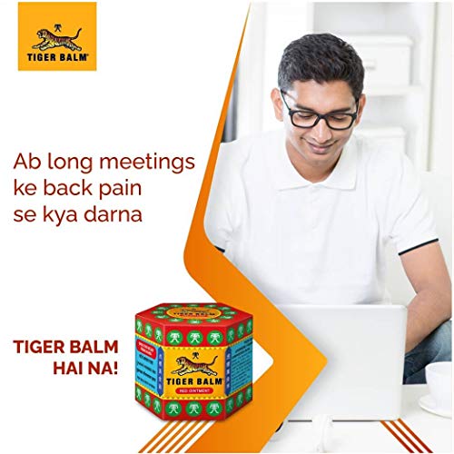 Image of Tiger Balm Red Ointment | 9ml each | Pack of 6 | Ayurvedic Pain Relief Balm | for Effective Relief from Joint Pain, Back Pain, Body Pain, Knee Pain, Muscular Ache & Sprain | Combo Pack
