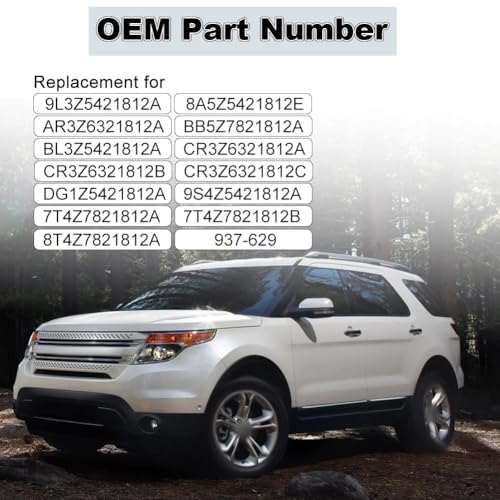 Image of Front Right Passenger Side Door Lock Latch Actuator Assembly Compatible with Ford Explorer 2011-2019 F-150 Lobo Mustang SSV Taurus Lincoln Mark Door Lock Actuator Replacement for 9L3Z5421812A