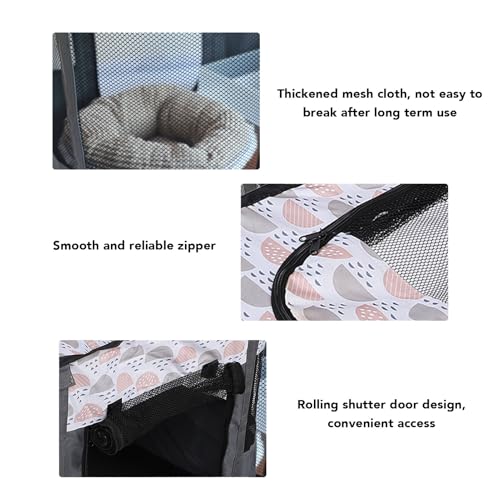 Welpenlaufstall Tierlaufstall, Faltbarer Haustierzaun, Welpenauslauf Rechteckiges Zelt, Welpenlaufstall für Drinnen, Tragbar Kleintiergehege für Kätzchen Welpen Kaninchen