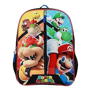 Super Mario 16″ Backpack – Let go go go