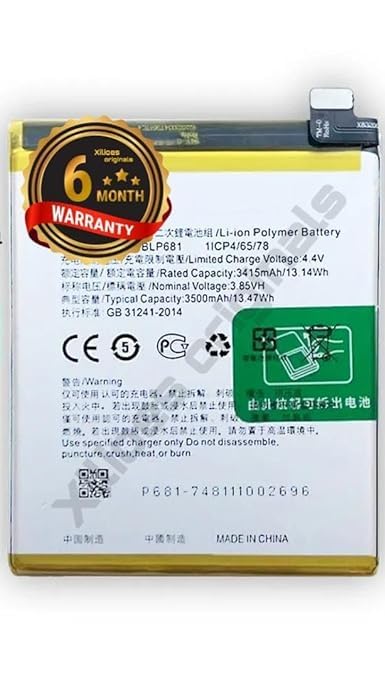 Image of BLP681 Battery for Oppo F9 Pro /CPH1879 /PBEM00 / CPH1823 / CPH1881 / CPH1825 Battery with 6 Month Warranty** (R64)