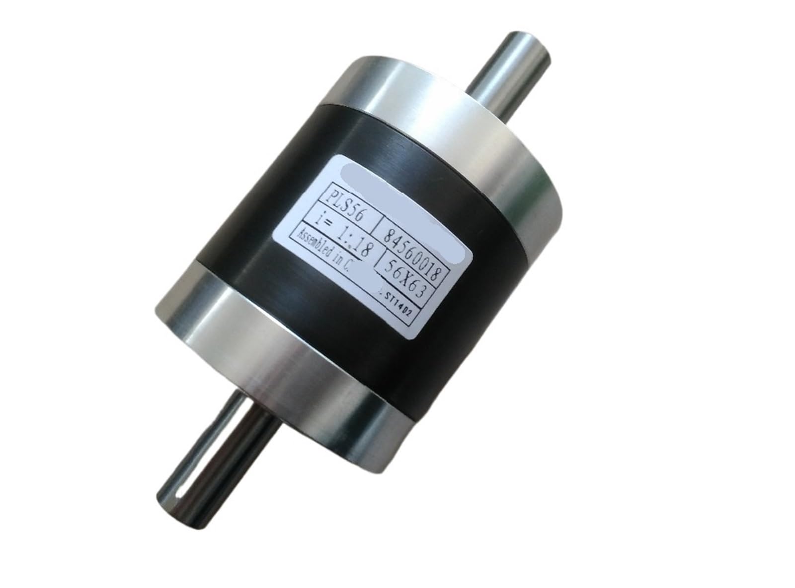 Reduktor planetarny 1:47 1:55 1:72 podwójna oś 56 mm przyspieszenie lub redukcja prędkości wał używany również jako reduktor PLZ56(1 do 72 prędkości w górę)