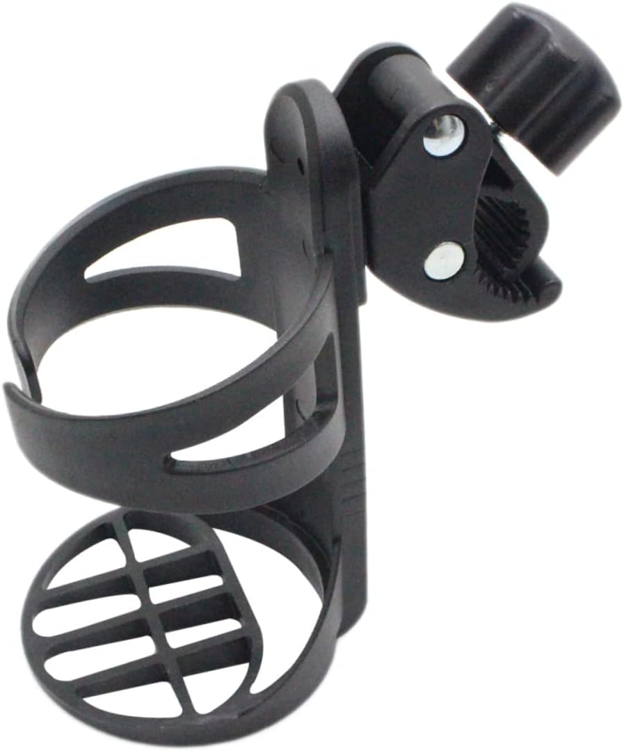 VICASKY 3pcs Motorcycle Drink Holder Stroller Bottle Holders Rotating Fit for Bike Stroller Wheelchair
